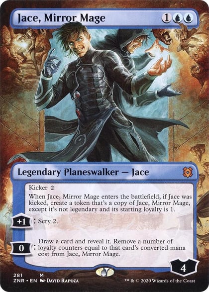 Jace, Mirror Mage (Borderless), Zendikar Rising 281