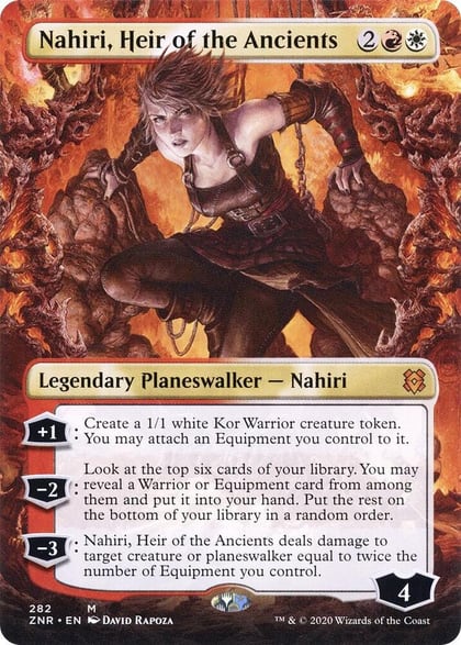 Nahiri, Heir of the Ancients (Borderless), Zendikar Rising 282