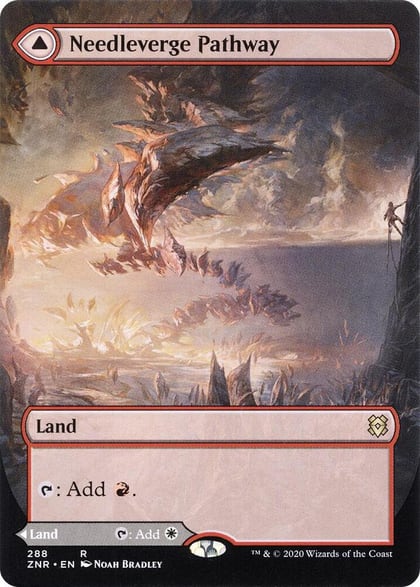 Needleverge Pathway (Borderless), Zendikar Rising 288