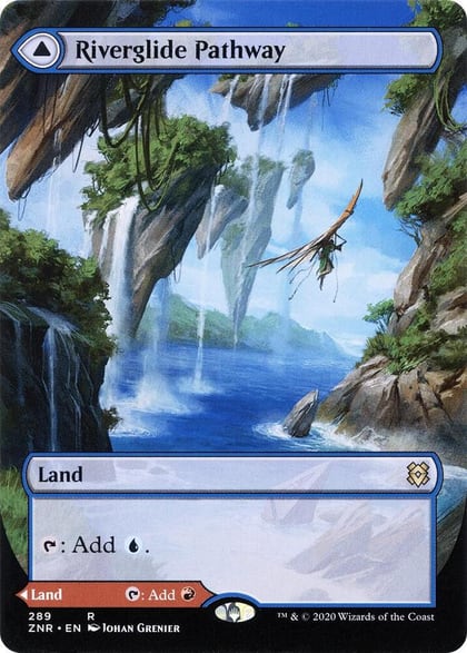 Riverglide Pathway (Borderless), Zendikar Rising 289