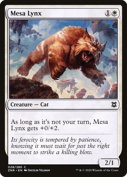 Mesa Lynx, Zendikar Rising 28
