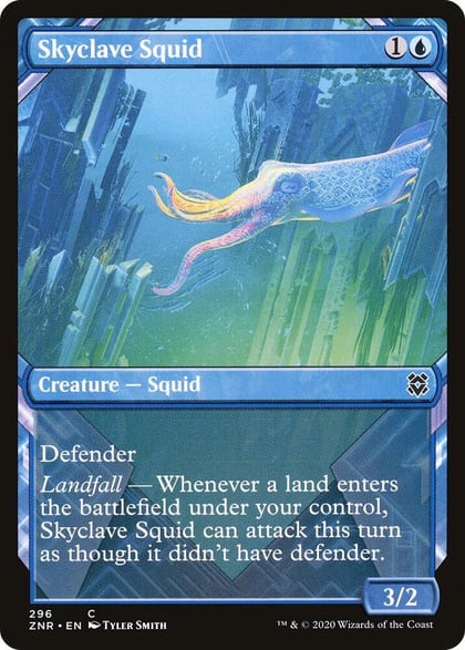 Skyclave Squid (Showcase), Zendikar Rising 296