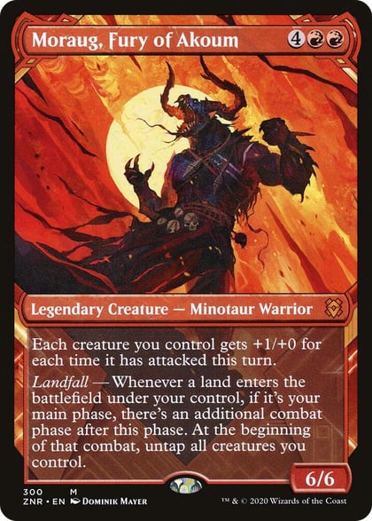 Moraug, Fury of Akoum (Showcase), Zendikar Rising 300