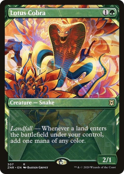 Lotus Cobra (Showcase), Zendikar Rising 307