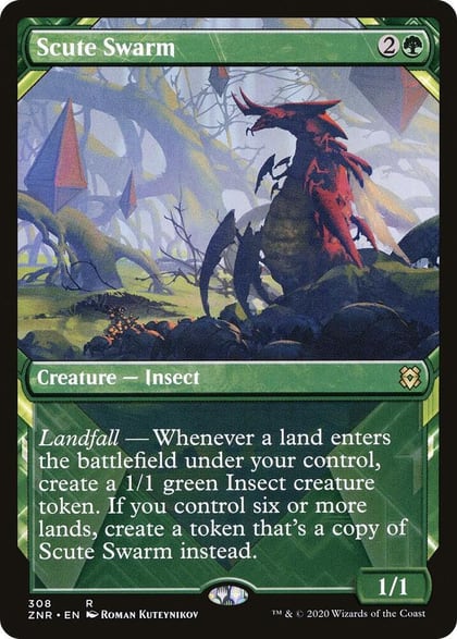 Scute Swarm (Showcase), Zendikar Rising 308