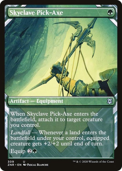 Skyclave Pick-Axe (Showcase), Zendikar Rising 309