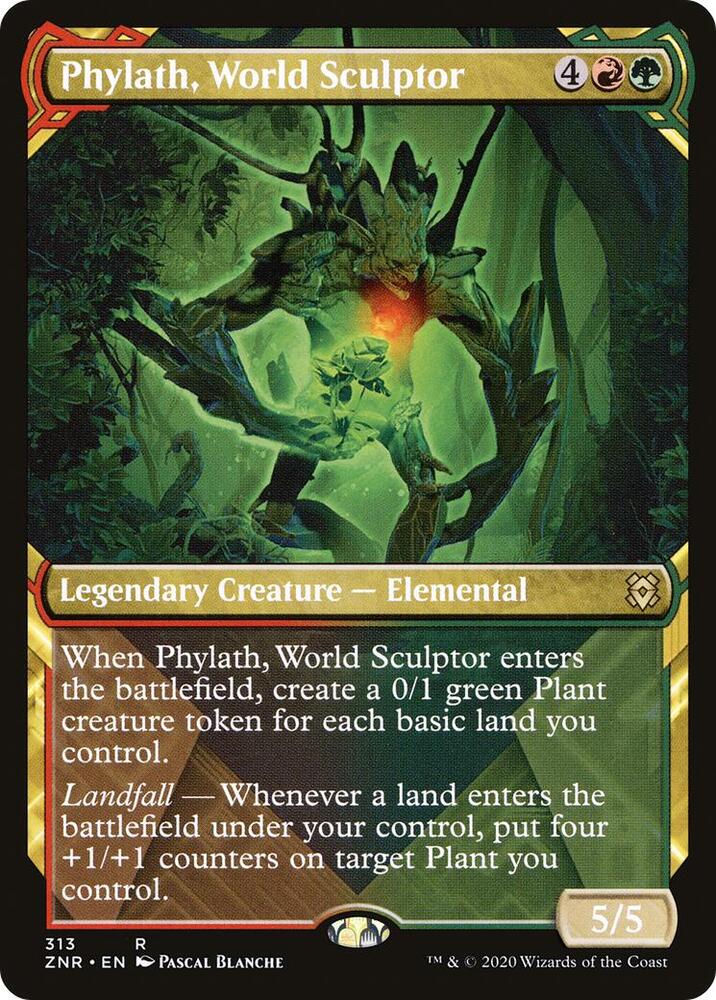 Phylath, World Sculptor (Showcase), Zendikar Rising 313