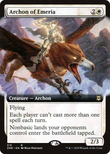 Archon of Emeria (Extended Art), Zendikar Rising 315