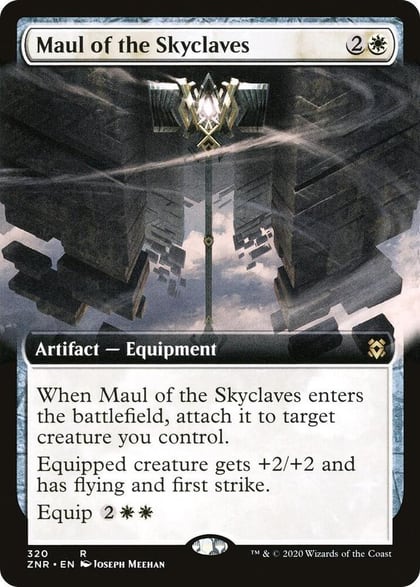 Maul of the Skyclaves (Extended Art), Zendikar Rising 320