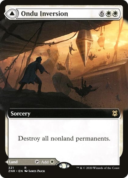 Ondu Inversion (Extended Art), Zendikar Rising 321