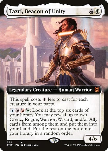 Tazri, Beacon of Unity (Extended Art), Zendikar Rising 324