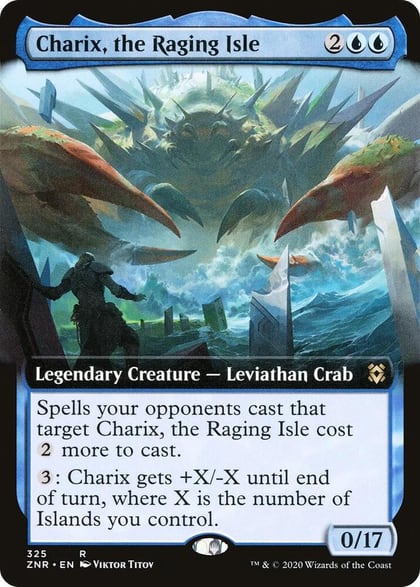 Charix, the Raging Isle (Extended Art), Zendikar Rising 325