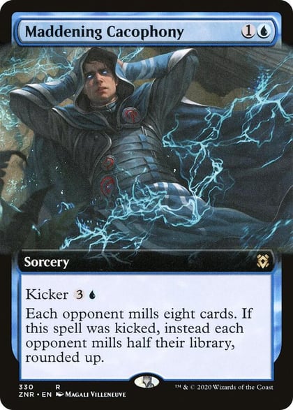 Maddening Cacophony (Extended Art), Zendikar Rising 330
