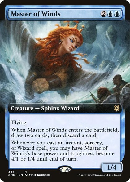 Master of Winds (Extended Art), Zendikar Rising 331