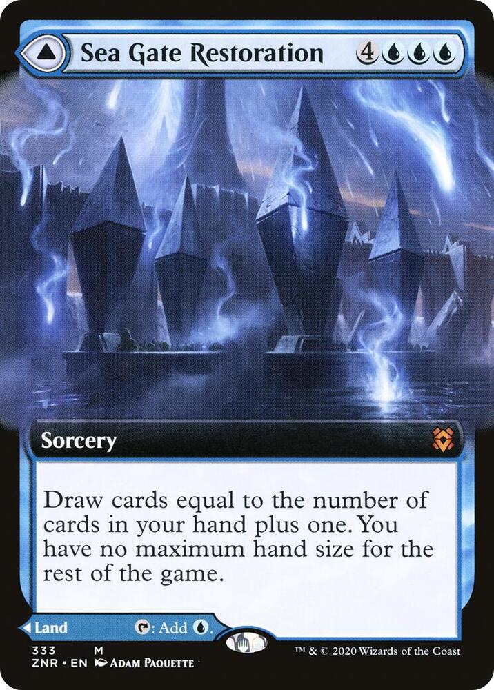 Sea Gate Restoration (Extended Art), Zendikar Rising 333