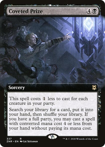 Coveted Prize (Extended Art), Zendikar Rising 337