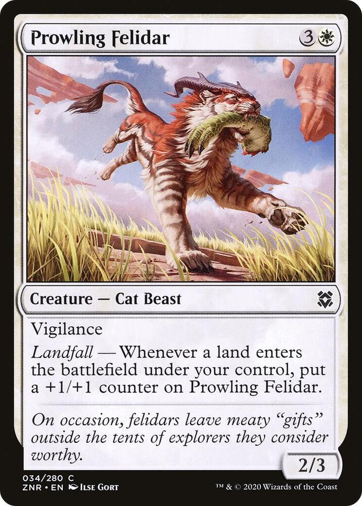 Prowling Felidar, Zendikar Rising 34