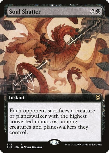 Soul Shatter (Extended Art), Zendikar Rising 345