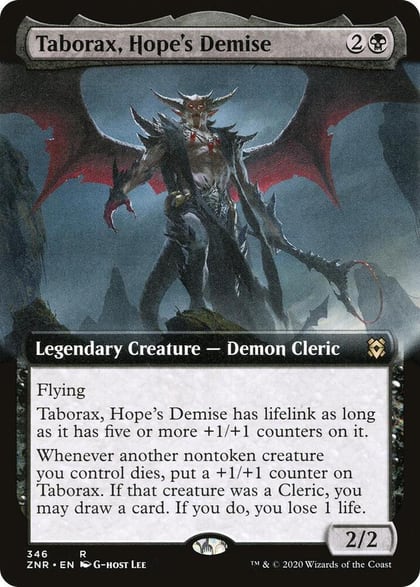 Taborax, Hope's Demise (Extended Art), Zendikar Rising 346