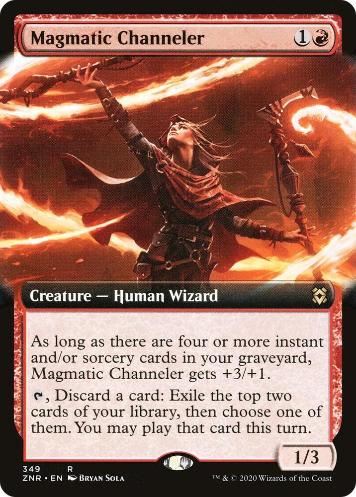 Magmatic Channeler (Extended Art), Zendikar Rising 349
