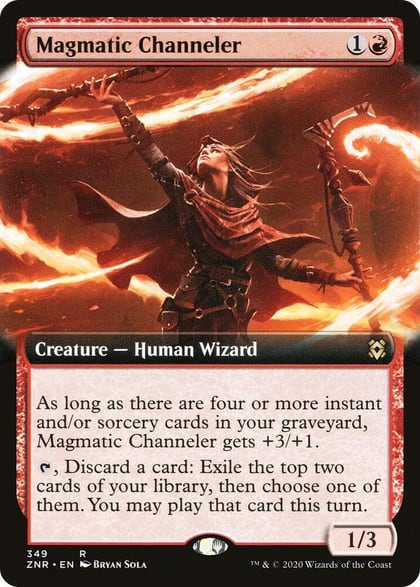 Magmatic Channeler (Extended Art), Zendikar Rising 349