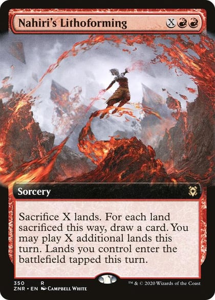 Nahiri's Lithoforming (Extended Art), Zendikar Rising 350