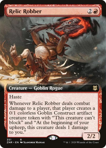 Relic Robber (Extended Art), Zendikar Rising 351