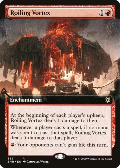 Roiling Vortex (Extended Art), Zendikar Rising 352