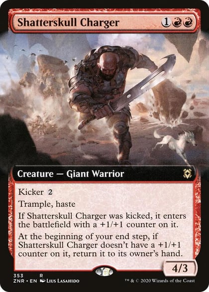 Shatterskull Charger (Extended Art), Zendikar Rising 353
