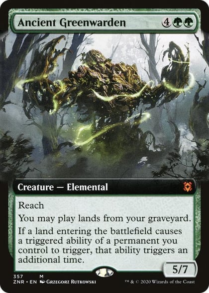 Ancient Greenwarden (Extended Art), Zendikar Rising 357