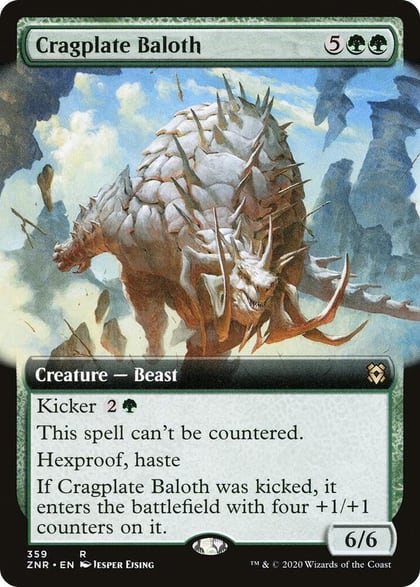 Cragplate Baloth (Extended Art), Zendikar Rising 359