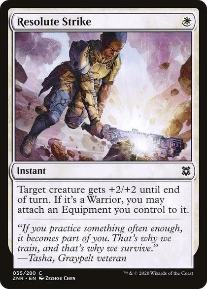 Resolute Strike, Zendikar Rising 35