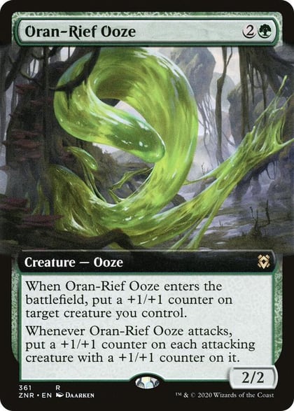 Oran-Rief Ooze (Extended Art), Zendikar Rising 361
