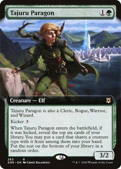 Tajuru Paragon (Extended Art), Zendikar Rising 363