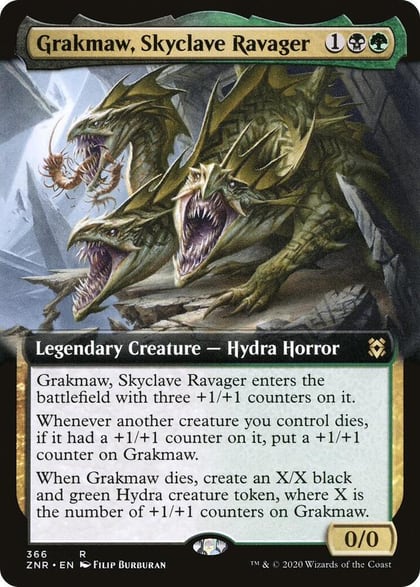 Grakmaw, Skyclave Ravager (Extended Art), Zendikar Rising 366