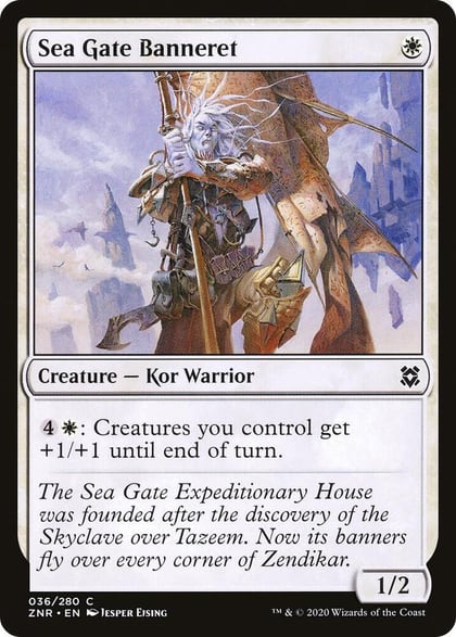 Sea Gate Banneret, Zendikar Rising 36