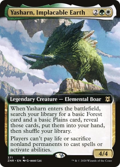 Yasharn, Implacable Earth (Extended Art), Zendikar Rising 371