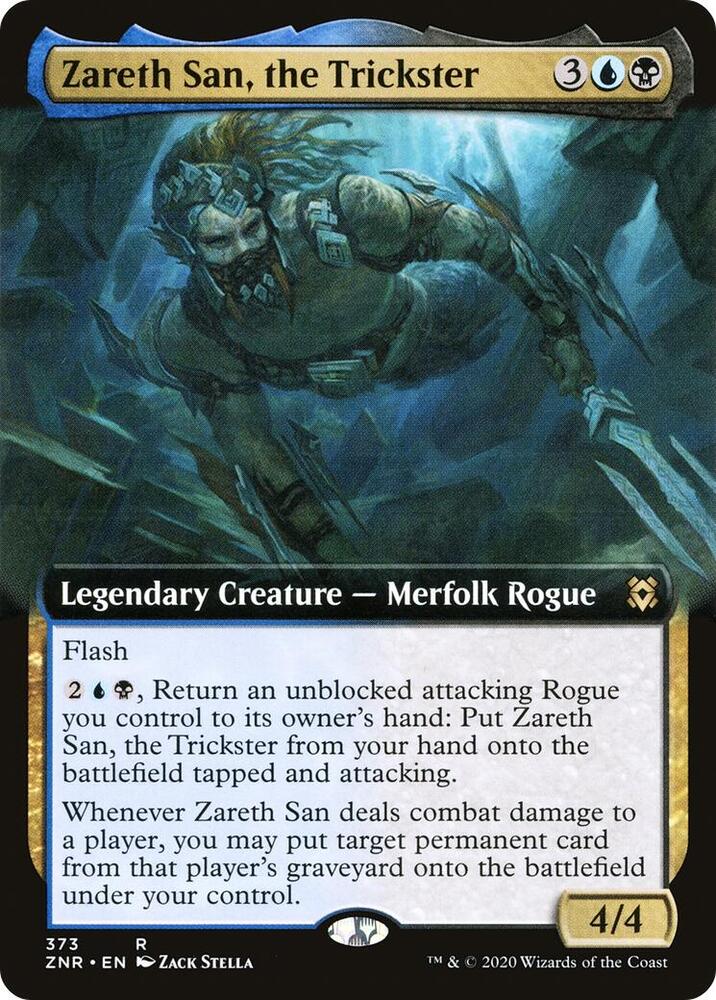 Zareth San, the Trickster (Extended Art), Zendikar Rising 373
