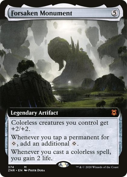 Forsaken Monument (Extended Art), Zendikar Rising 374