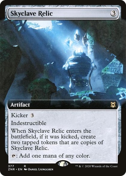 Skyclave Relic (Extended Art), Zendikar Rising 377