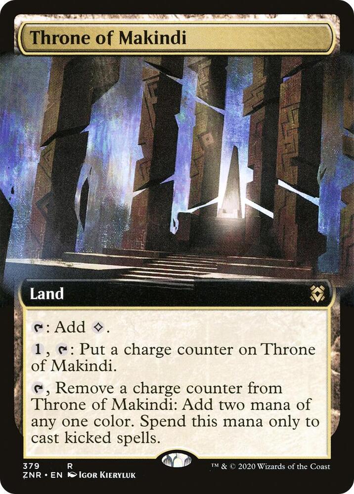 Throne of Makindi (Extended Art), Zendikar Rising 379