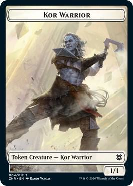 Kor Warrior Token, Zendikar Rising 4