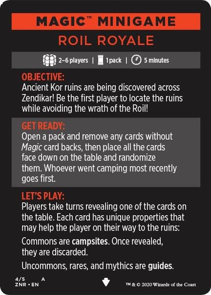 Magic Minigame: Roil Royale, Zendikar Rising 4