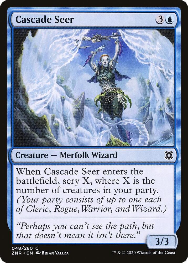 Cascade Seer, Zendikar Rising 48