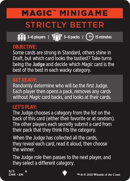 Magic Minigame: Strictly Better, Zendikar Rising 5