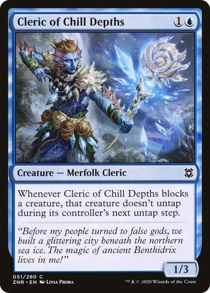 Cleric of Chill Depths, Zendikar Rising 51
