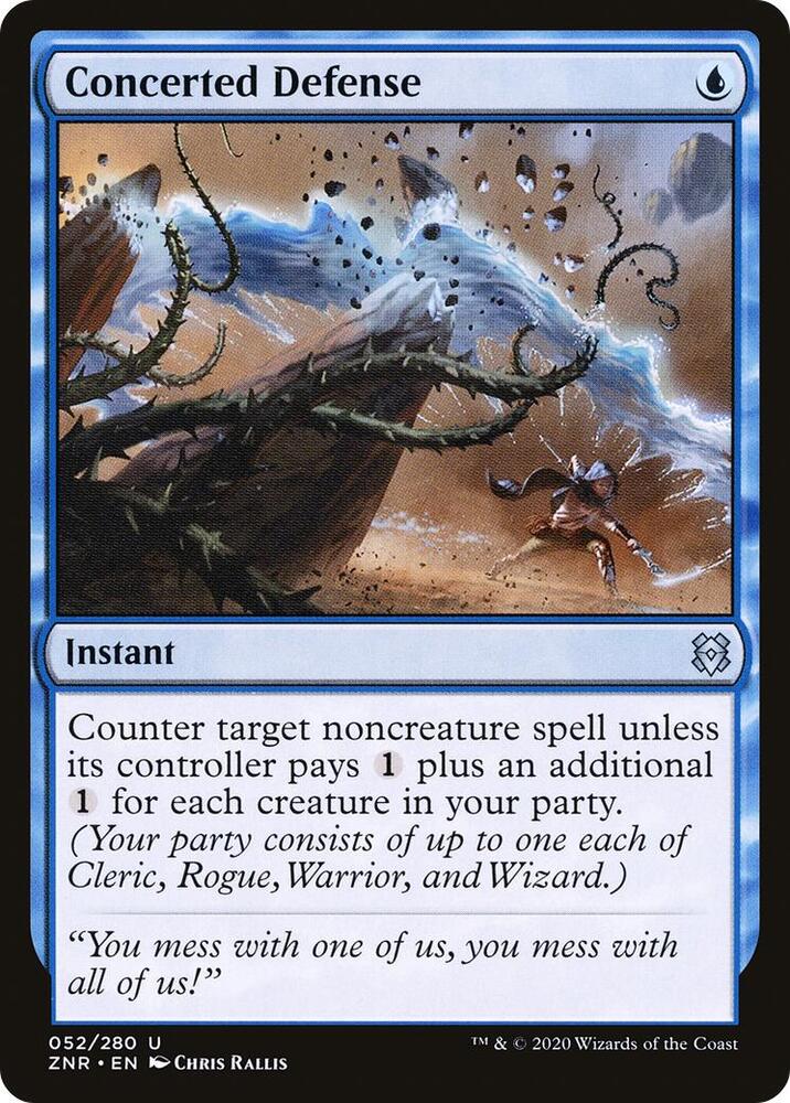 Concerted Defense, Zendikar Rising 52