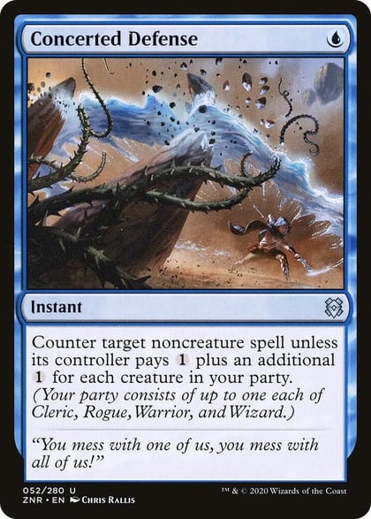 Concerted Defense, Zendikar Rising 52