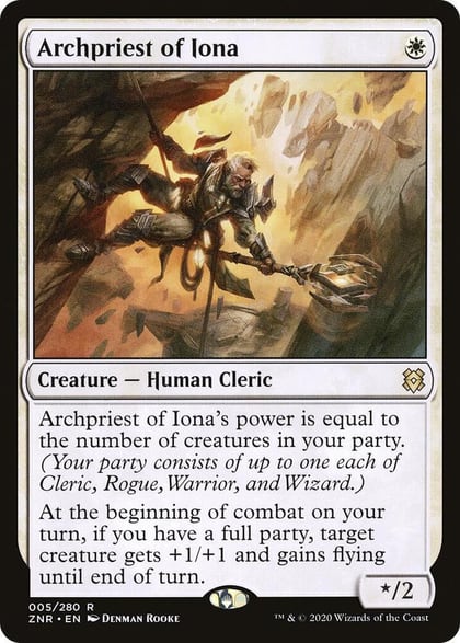 Archpriest of Iona, Zendikar Rising 5