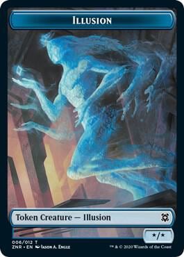 Illusion // Insect Double-Sided Token, Zendikar Rising 6 // 7